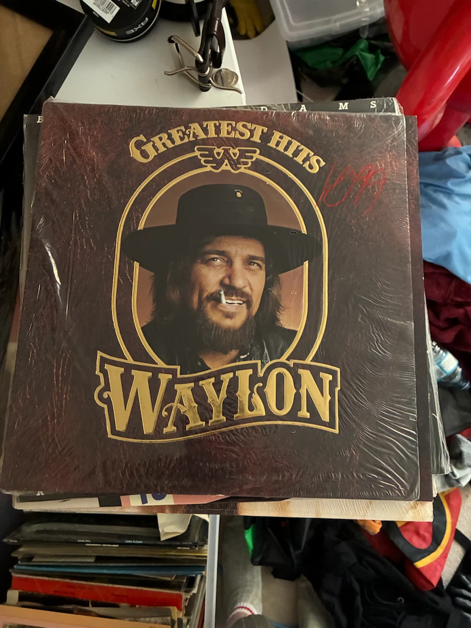 Waylon Jennings Greatest Hits Vinyl Record