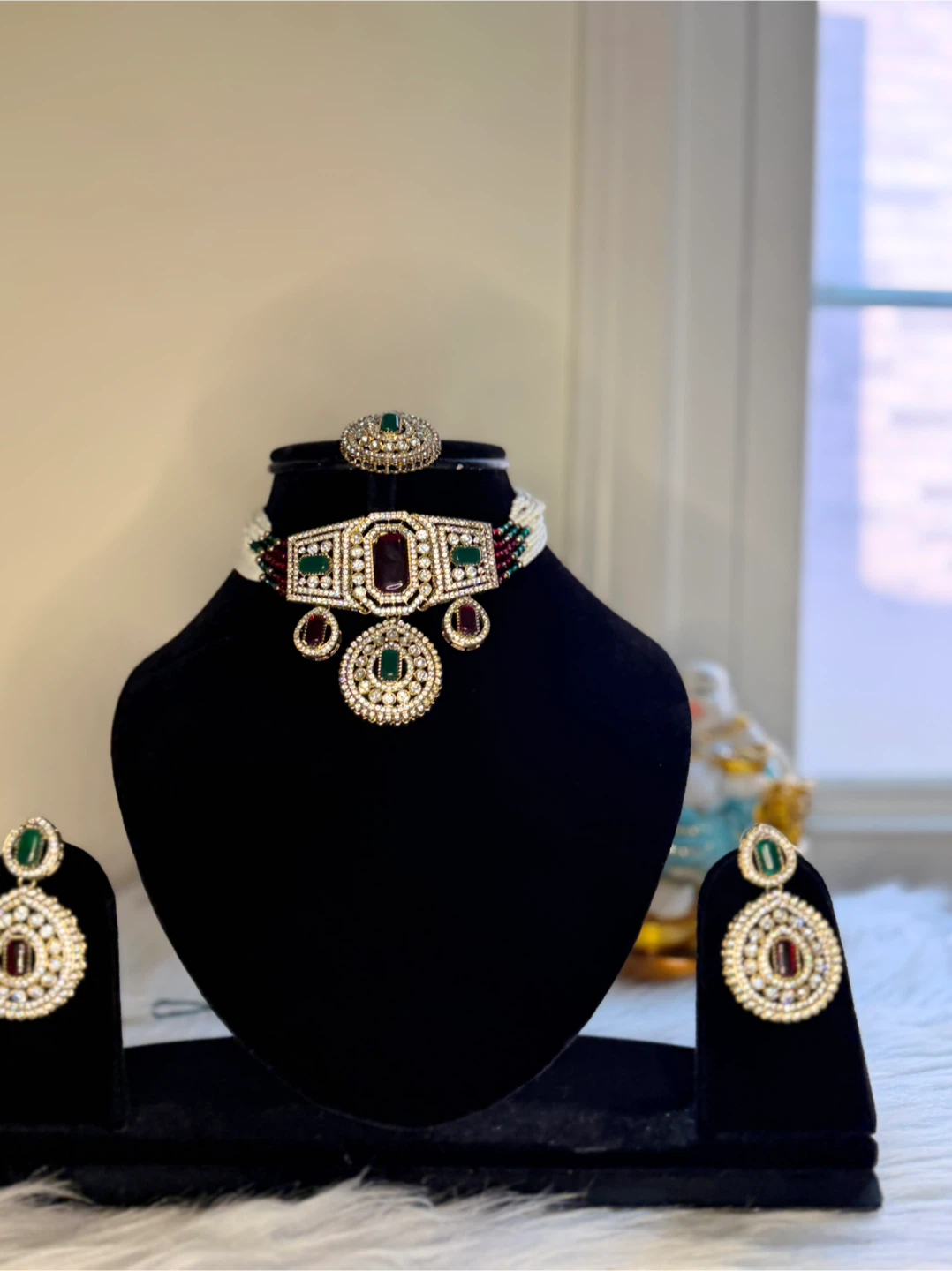 Kundan choker set🩷 - photo 2