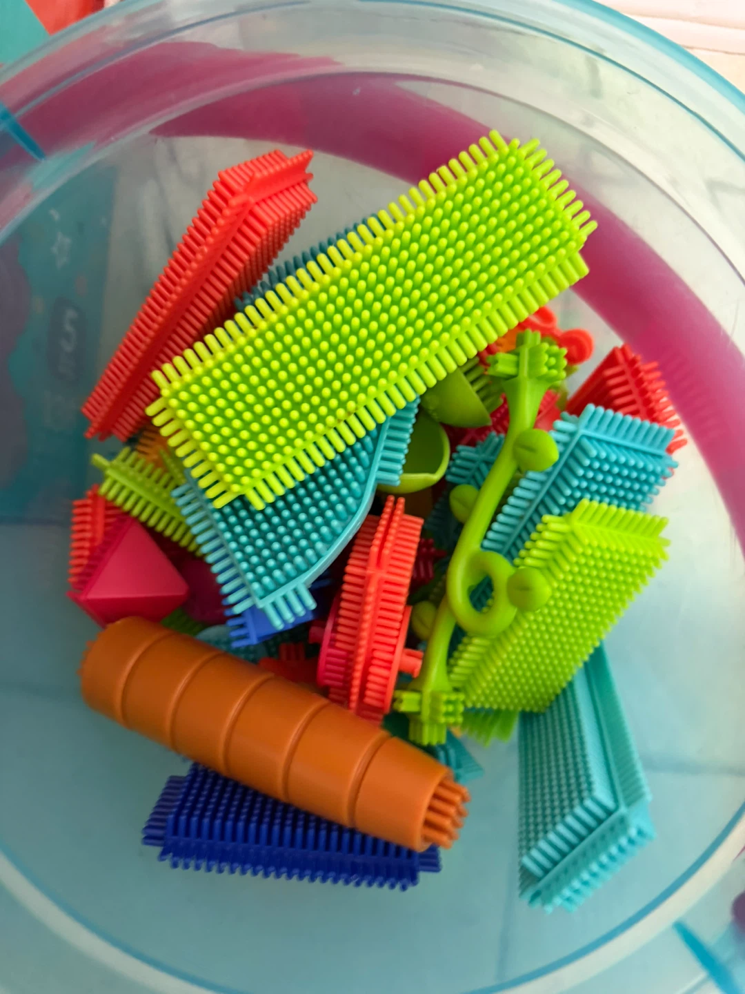Bristle Blocks Toy Bucket - photo 2