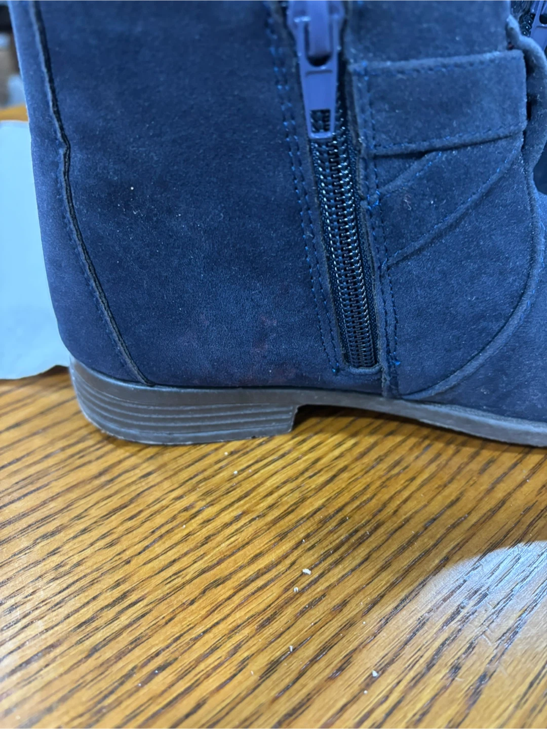 JG Girls Blue Suede boots-size 3 - photo 5