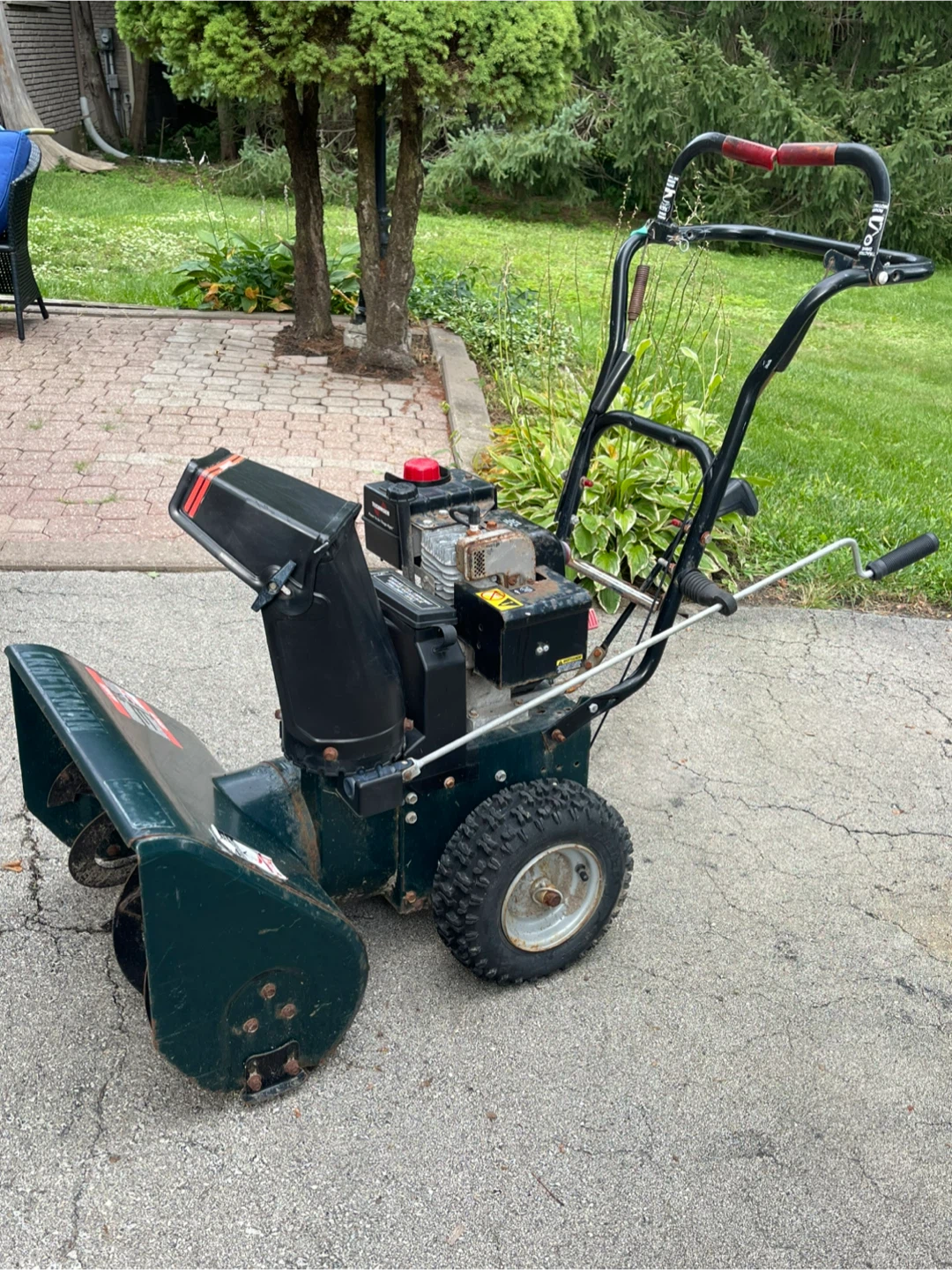 Craftsman Green Gas Powered Snow Blower