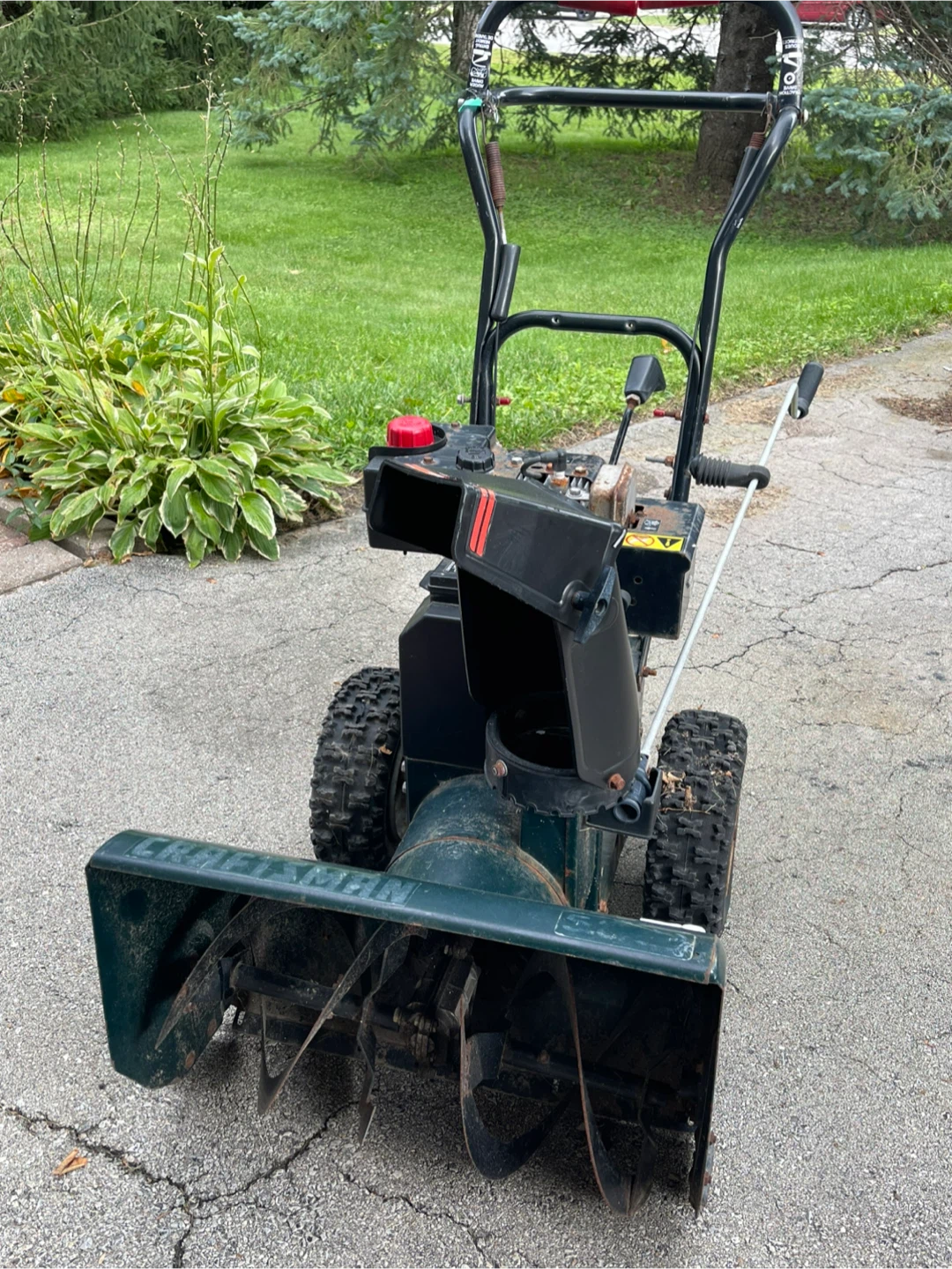 Craftsman Green Gas Powered Snow Blower - photo 2