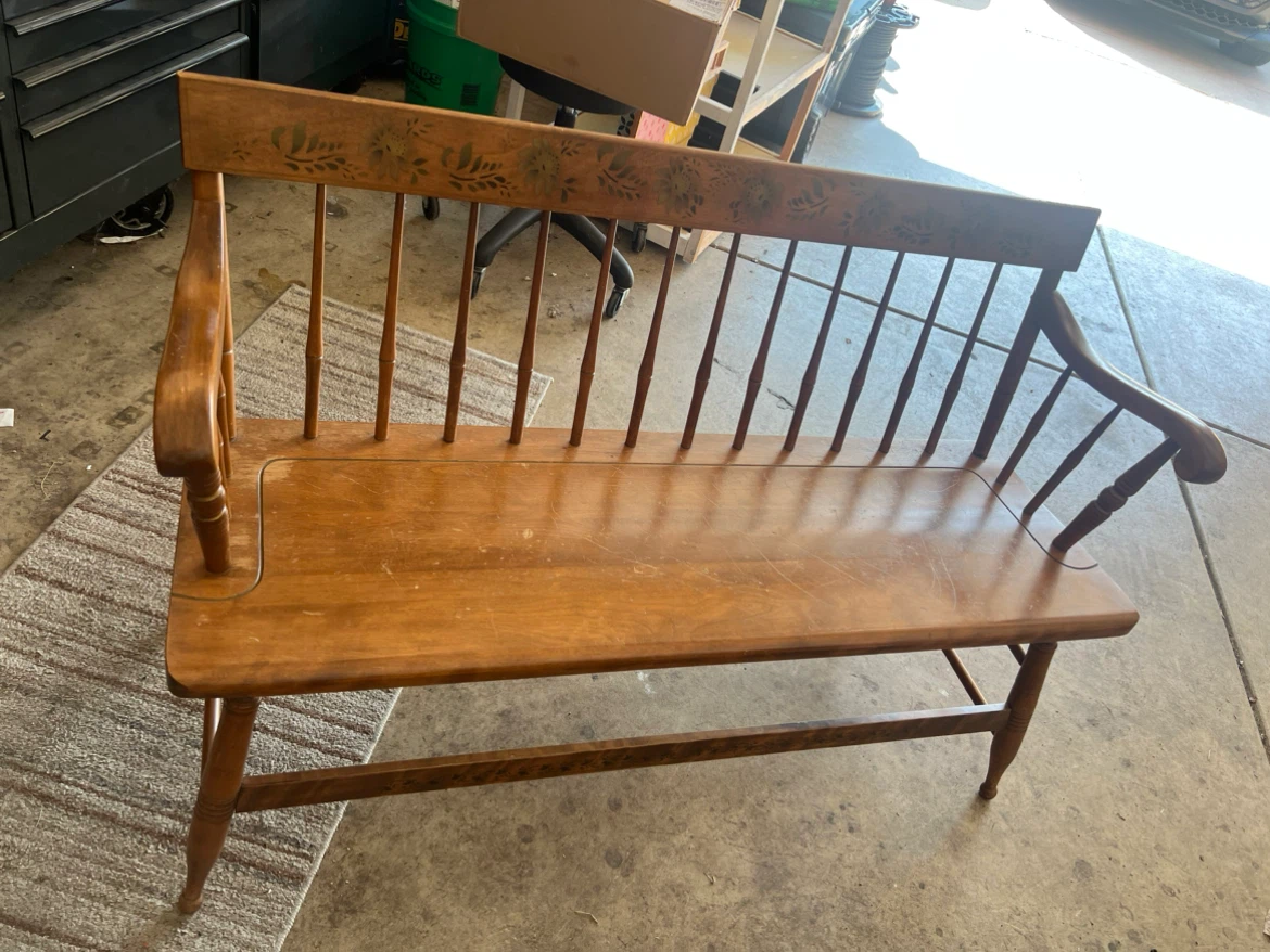 S. Bent & Bros Colonial Vintage Bench