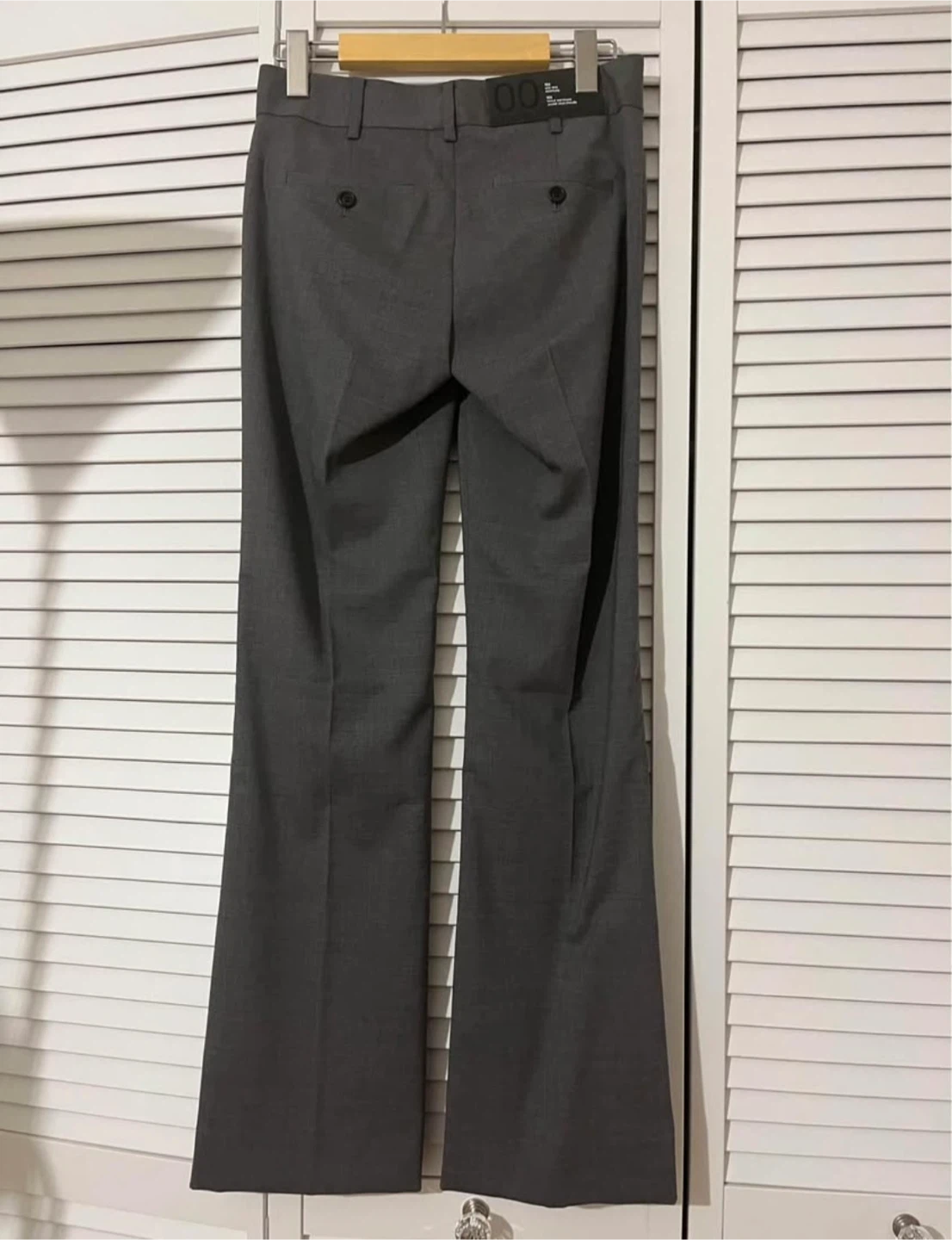BNWT Club Monaco Manhattan Tex Italian light wool grey pants 00 - photo 3