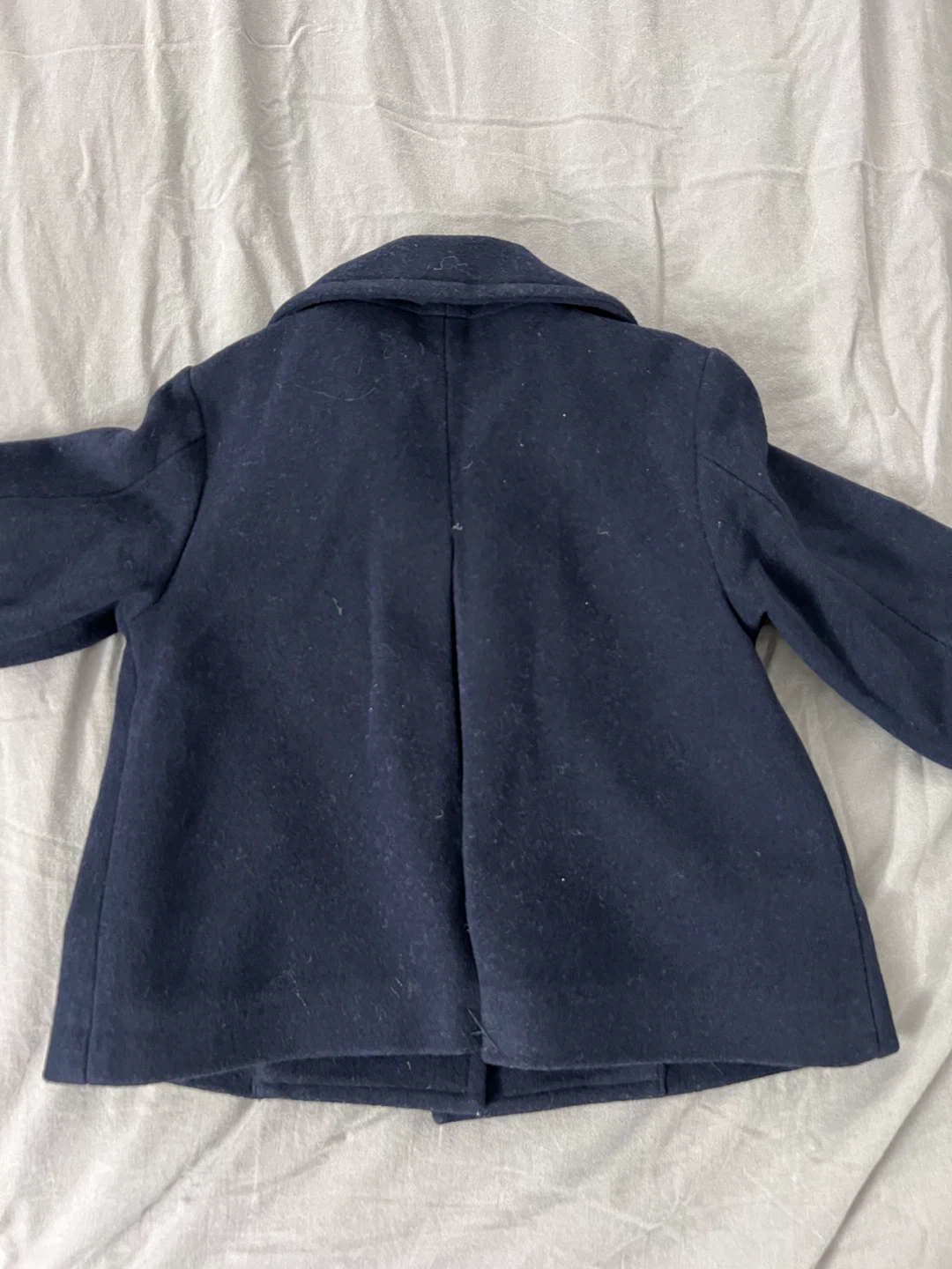 Joe Fresh Navy Double-Breasted Peacoat - photo 2