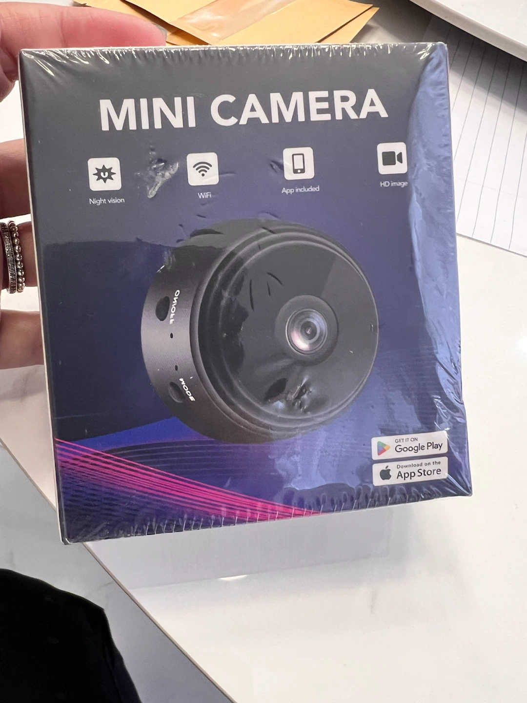 Mini Spy Camera with Night Vision and Wi-Fi