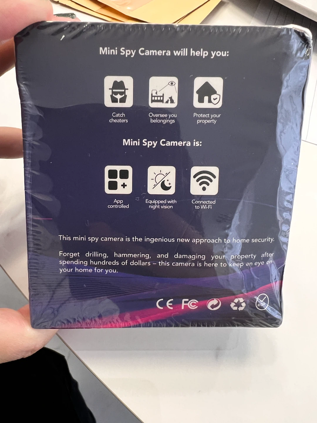 Mini Spy Camera with Night Vision and Wi-Fi - photo 2
