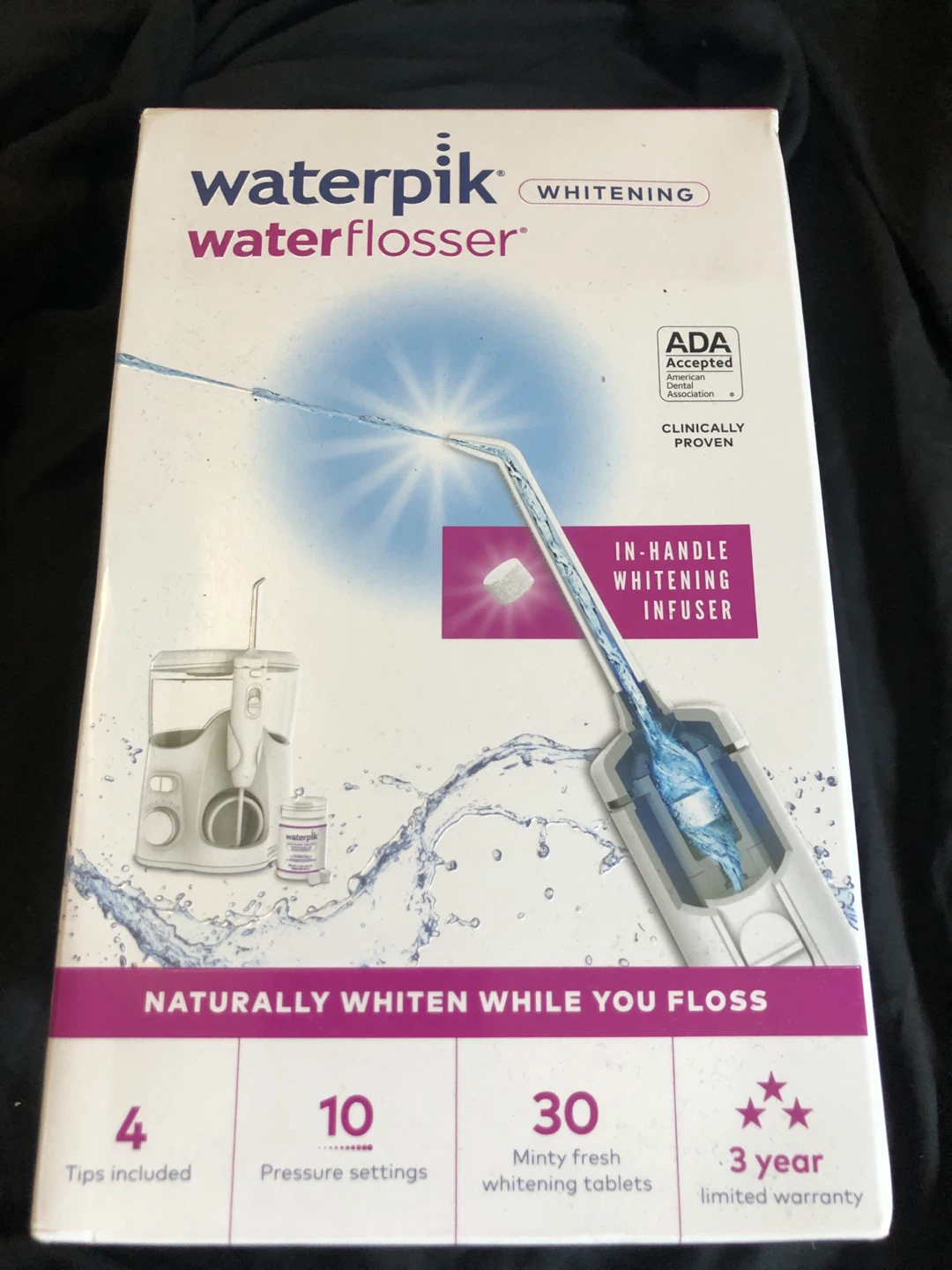 WaterPik Water Flosser-Whitening