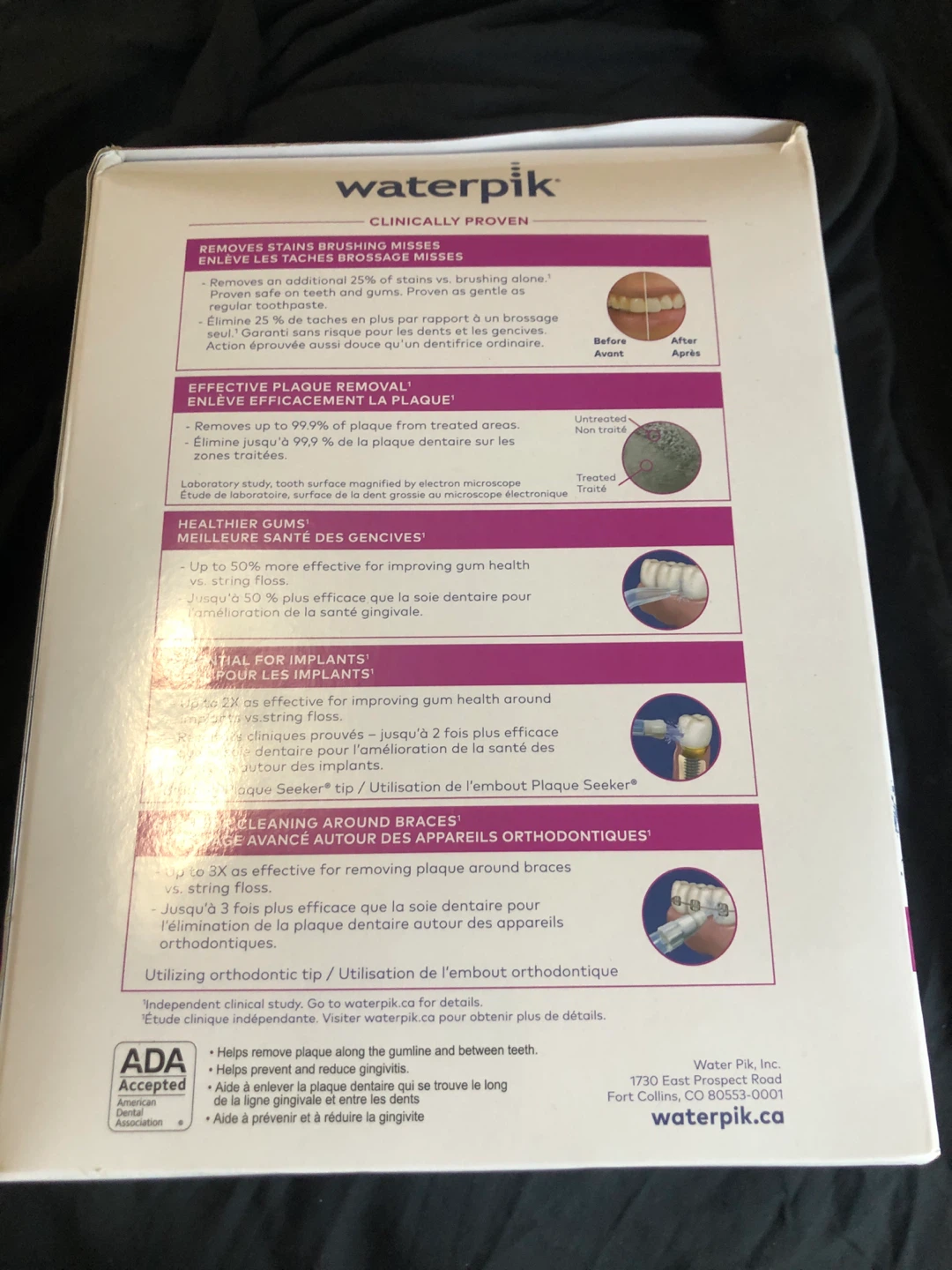 WaterPik Water Flosser-Whitening - photo 3