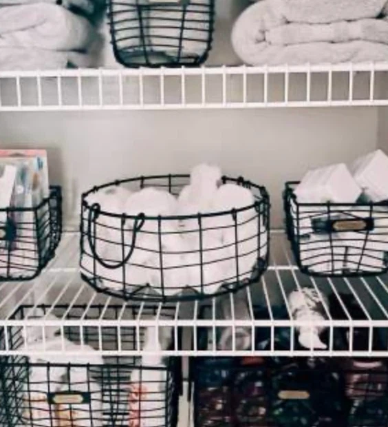 New Hearth and Hand Wire Storage Basket with Handles - photo 5