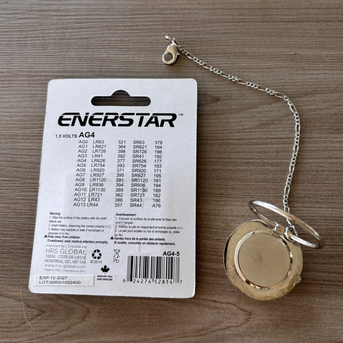 JAS Quartz Pocket Watch with Chain - photo 4