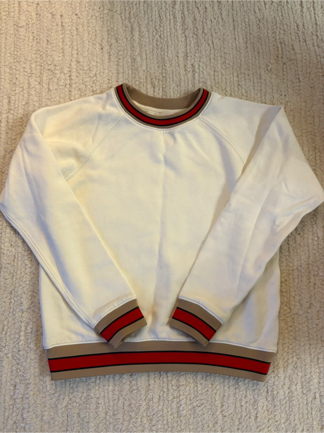 Little Moon white crewneck sweatshirt size XXS