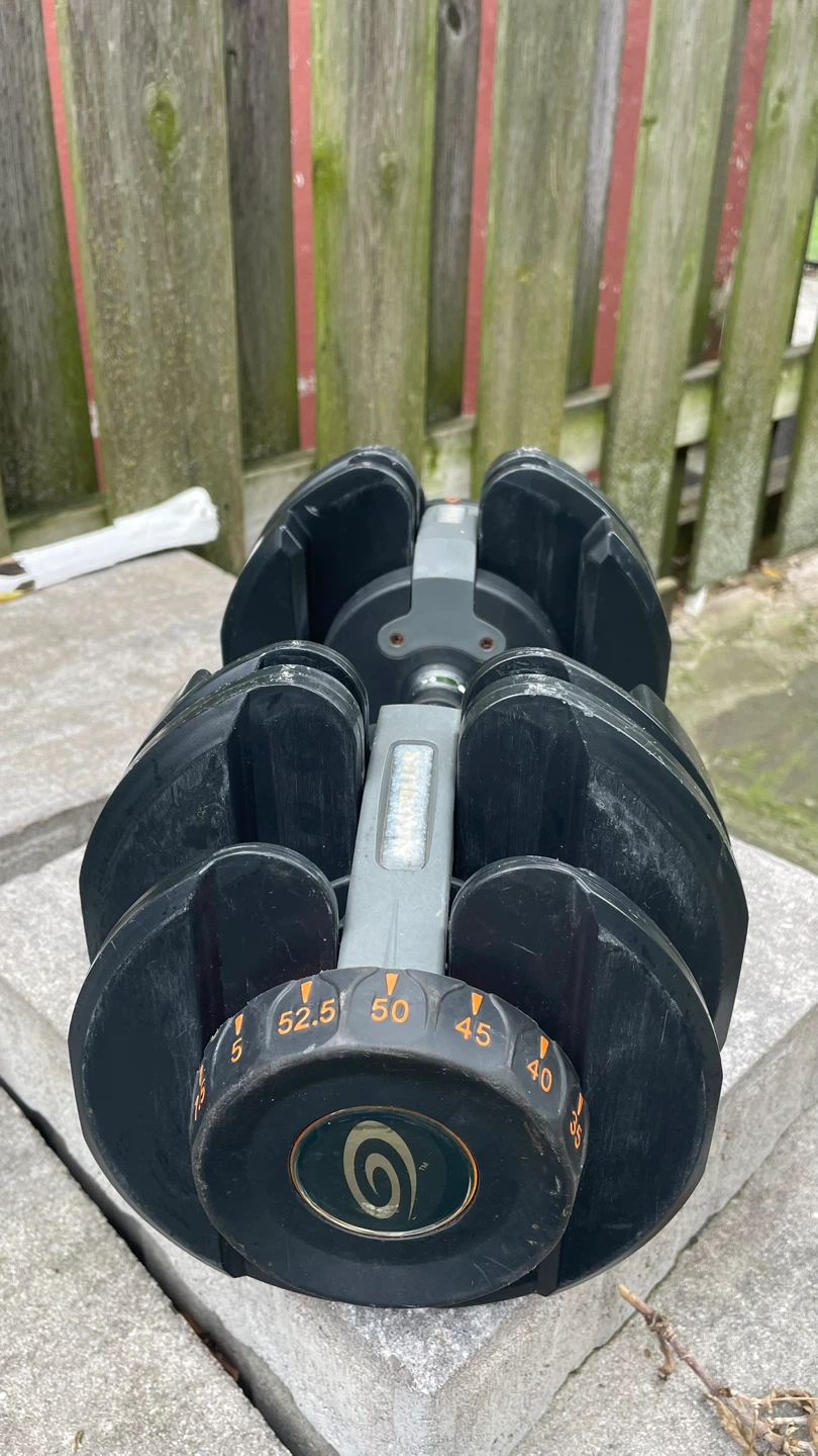 Nautilus adjustable dumbbell set - photo 3