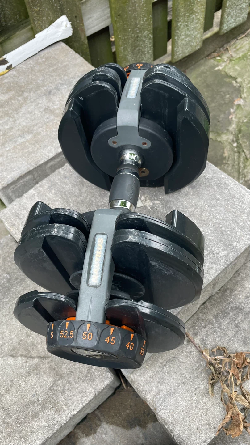 Nautilus adjustable dumbbell set - photo 4