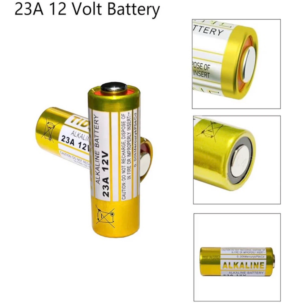 23A 12 Volt Battery A23 Batteries - photo 3
