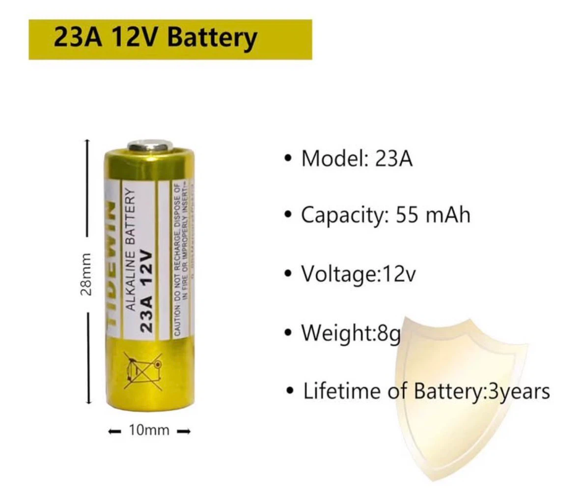 23A 12 Volt Battery A23 Batteries - photo 4