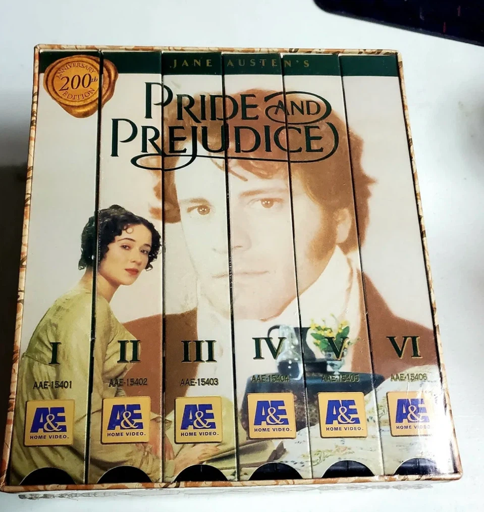 Jane Austen’s Pride and Prejudice – Complete 6 VHS Box Set - photo 3