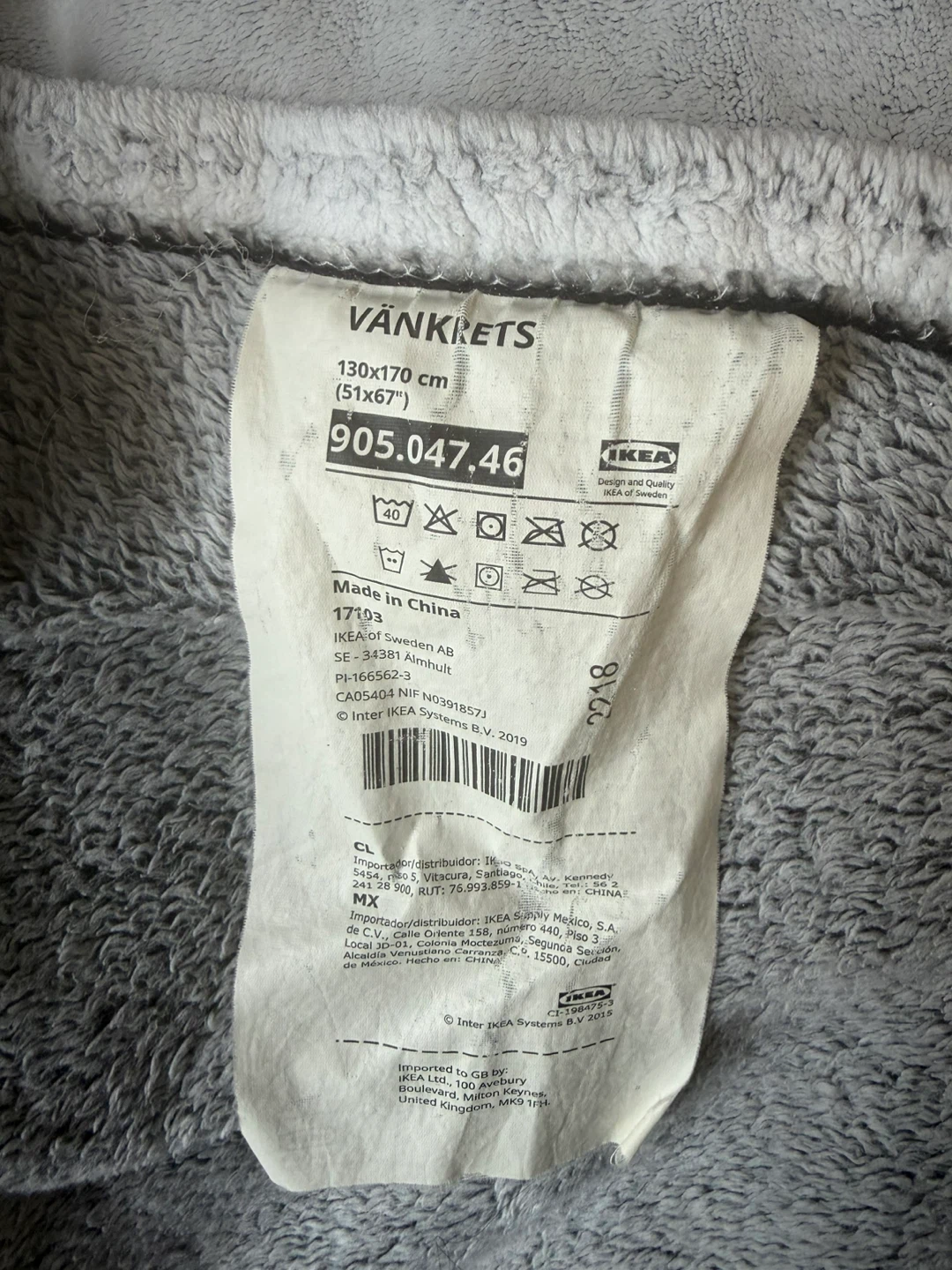 Pink dog blanket 140cm  / Ikea kids blanket 170cm - photo 5