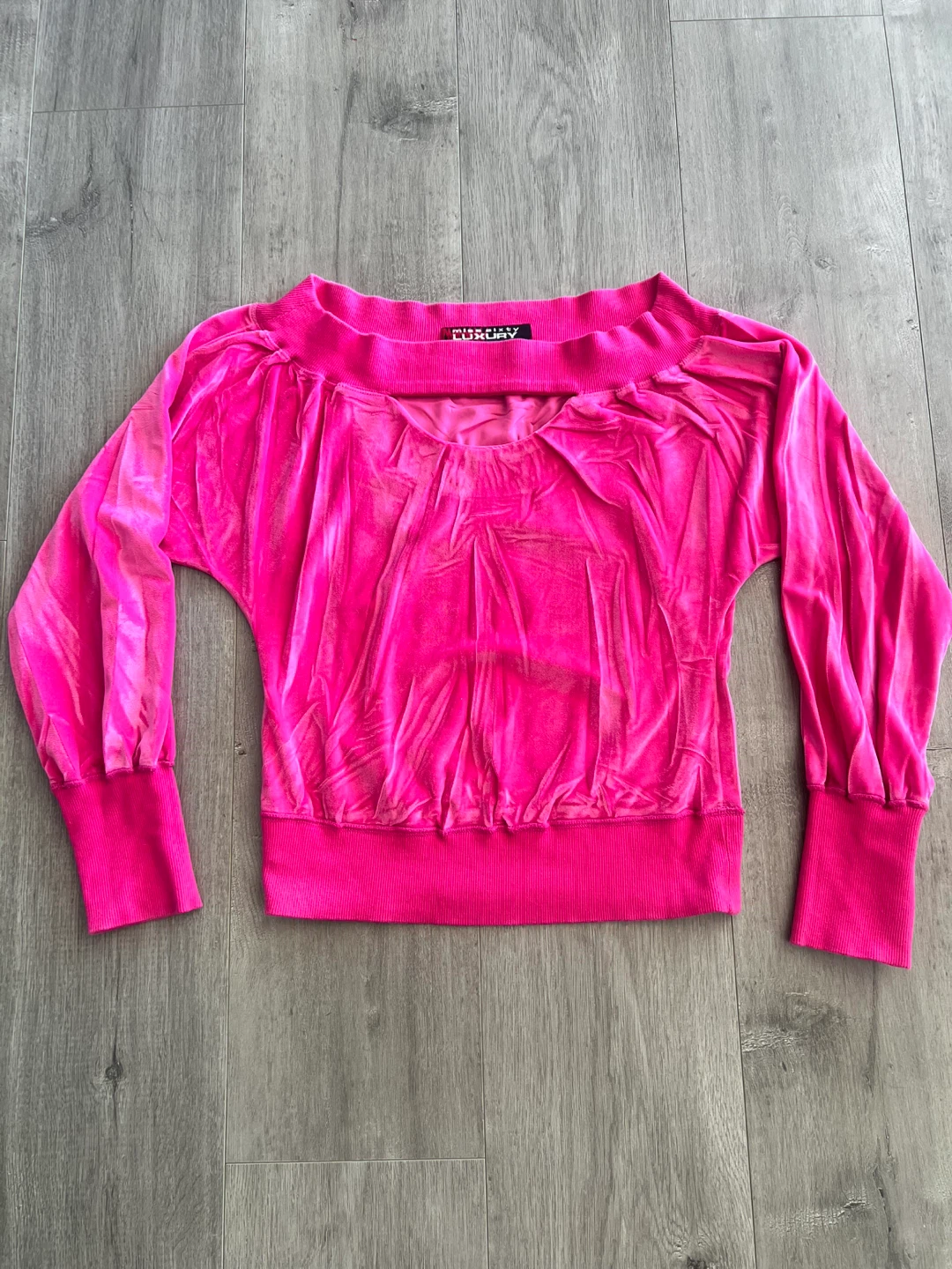 Miss Sixty Luxury Off The shoulder Top S / Hot Pink - photo 2