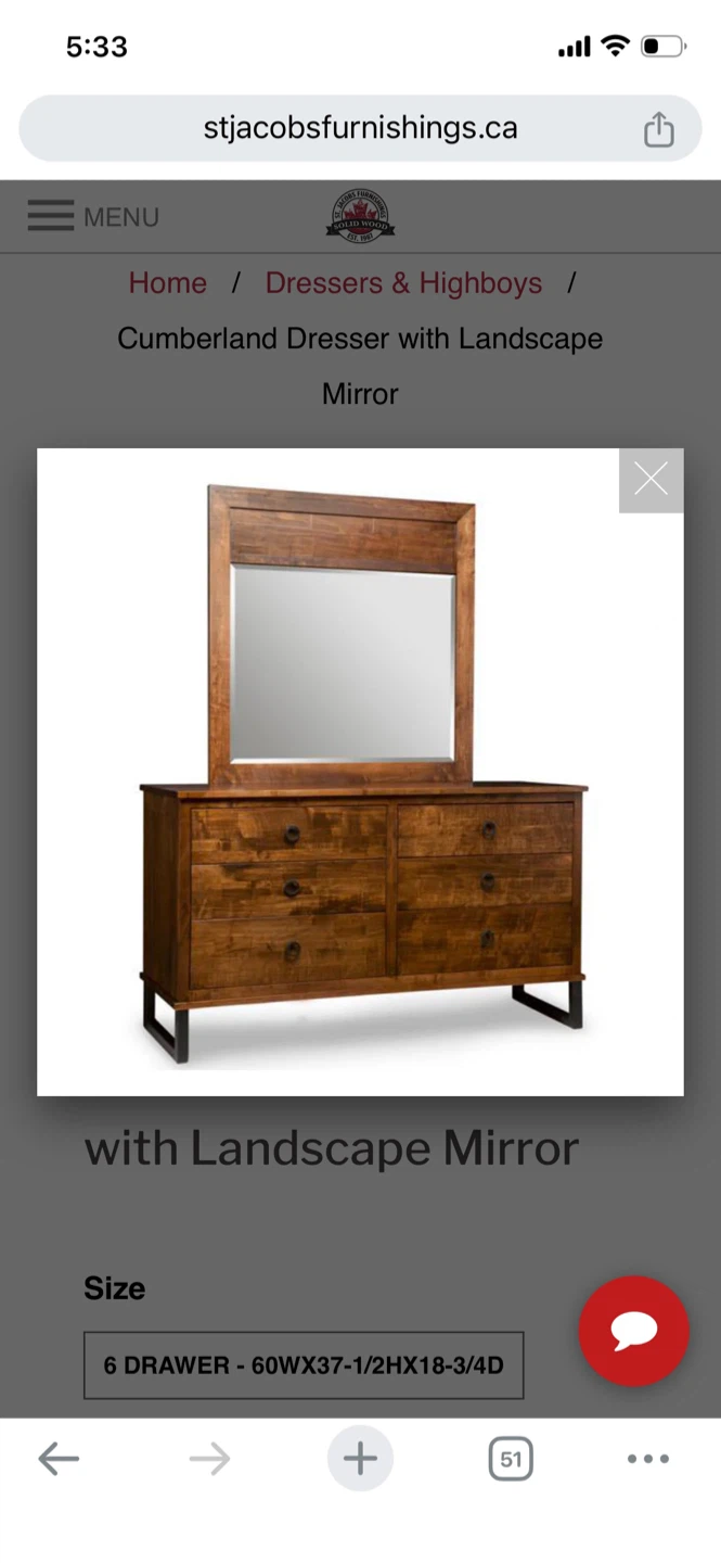 St. Jacob's solid wood bedroom set (Mennonite made) - photo 3