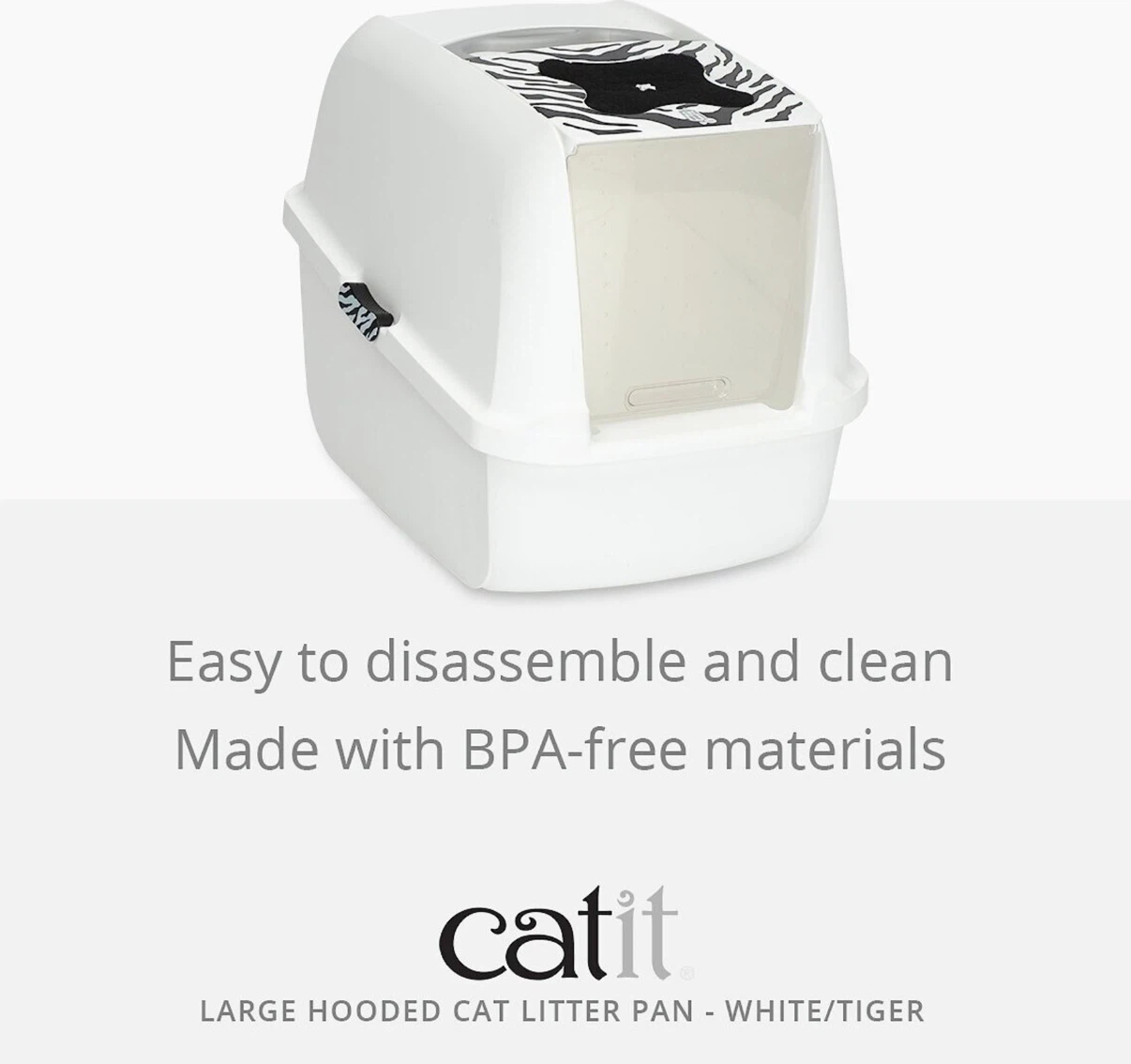 Extra Large Hooded Cat Litter Box - photo 4