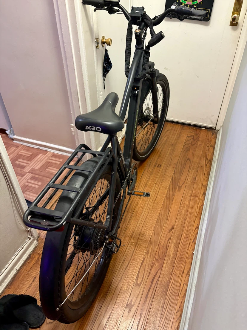 Black Electric Whizz Fat Tire Bike - photo 3