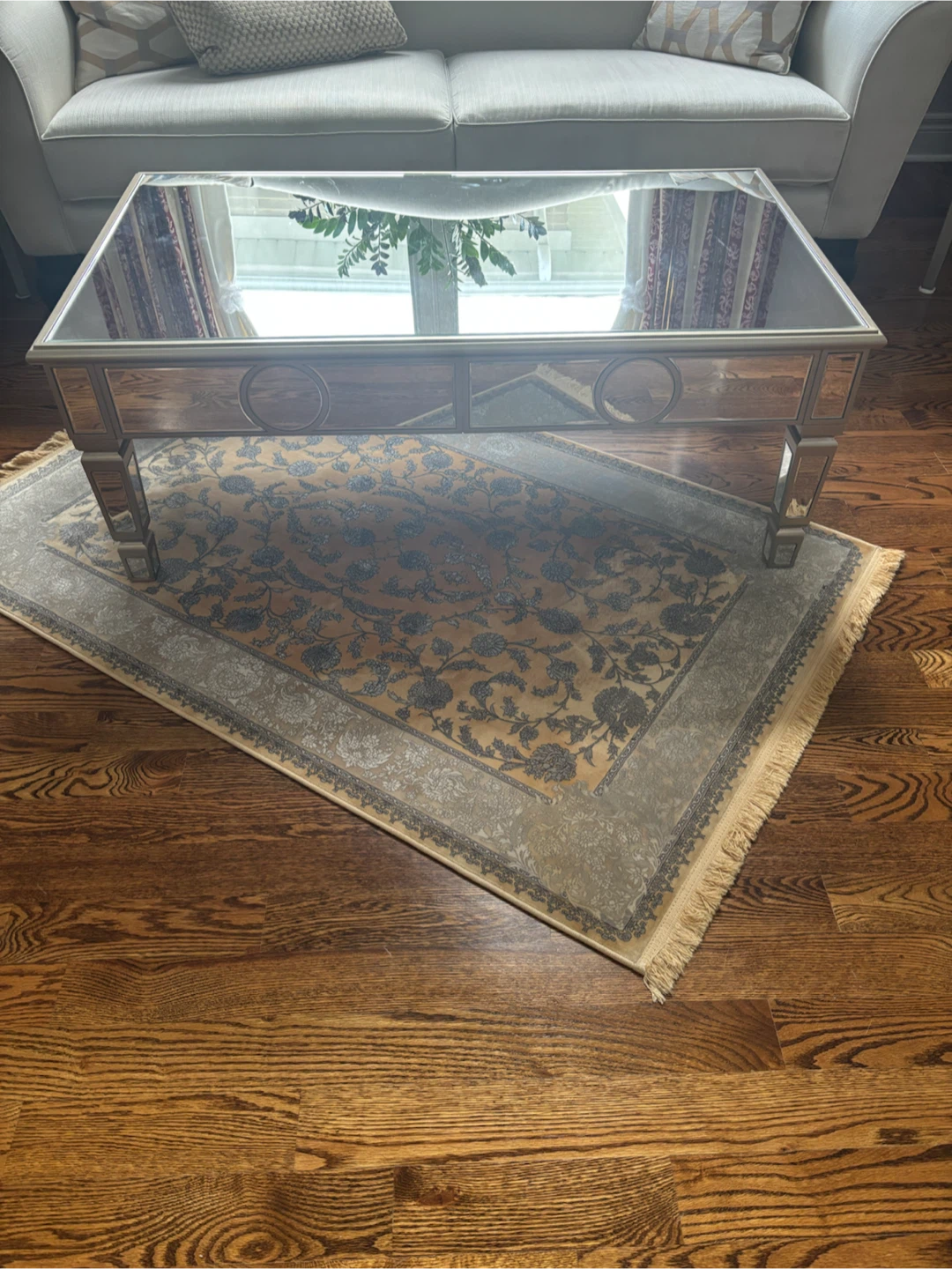 Mirrored champagne coffee table - photo 2