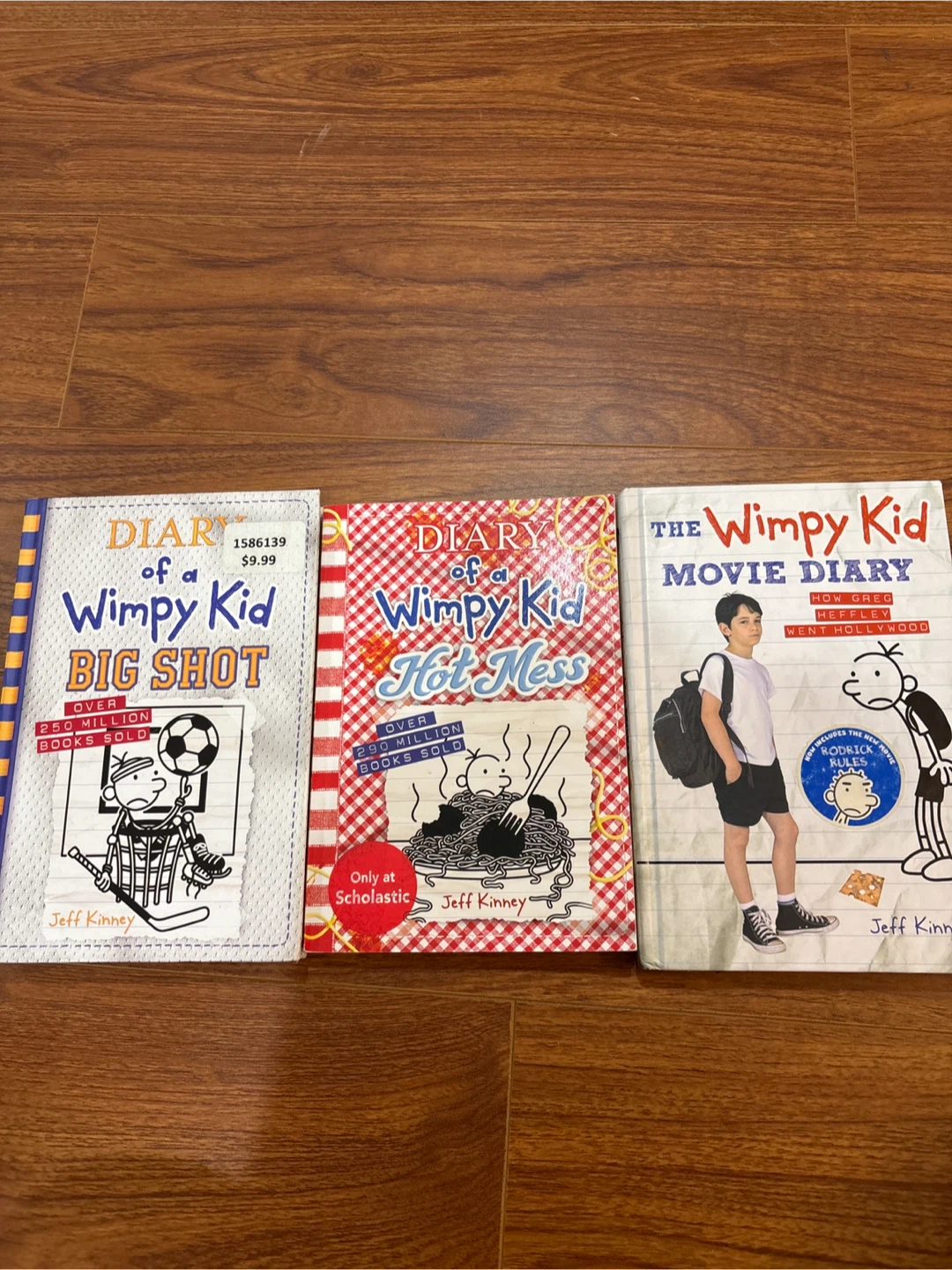 Diary of a Wimpy Kid Book Set (Big Shot, Hot Mess, Movie Diary)