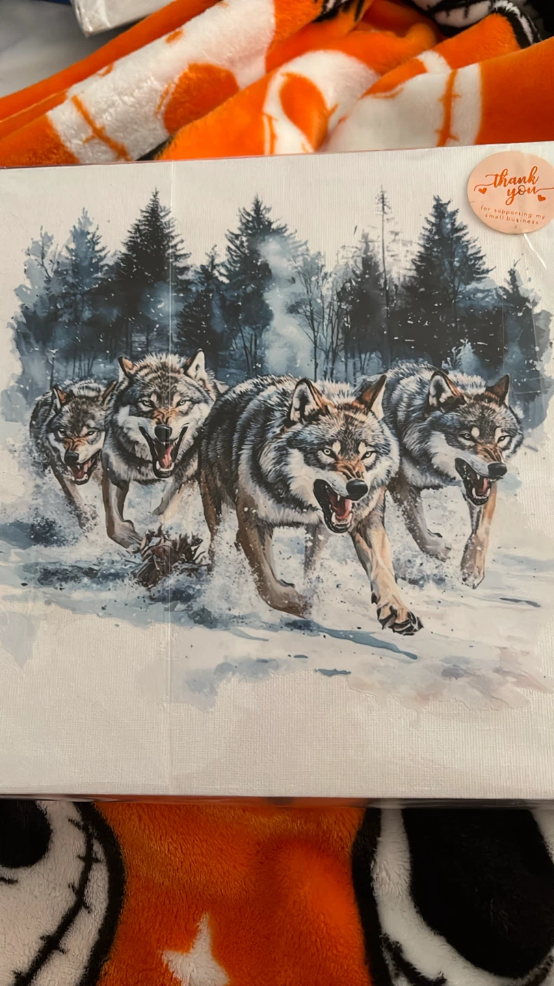 Wolf Pack Canvas Wall Art