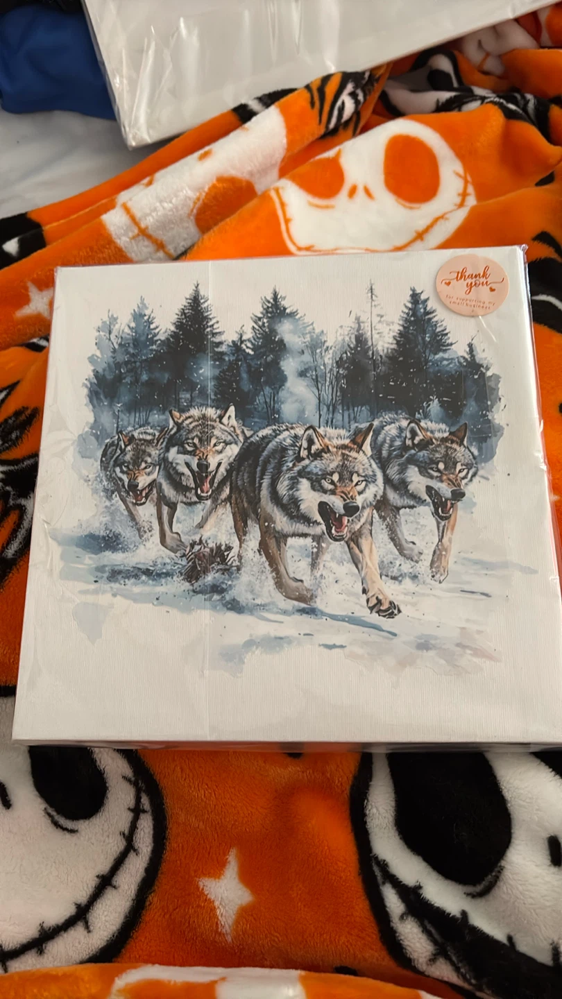 Wolf Pack Canvas Wall Art - photo 2