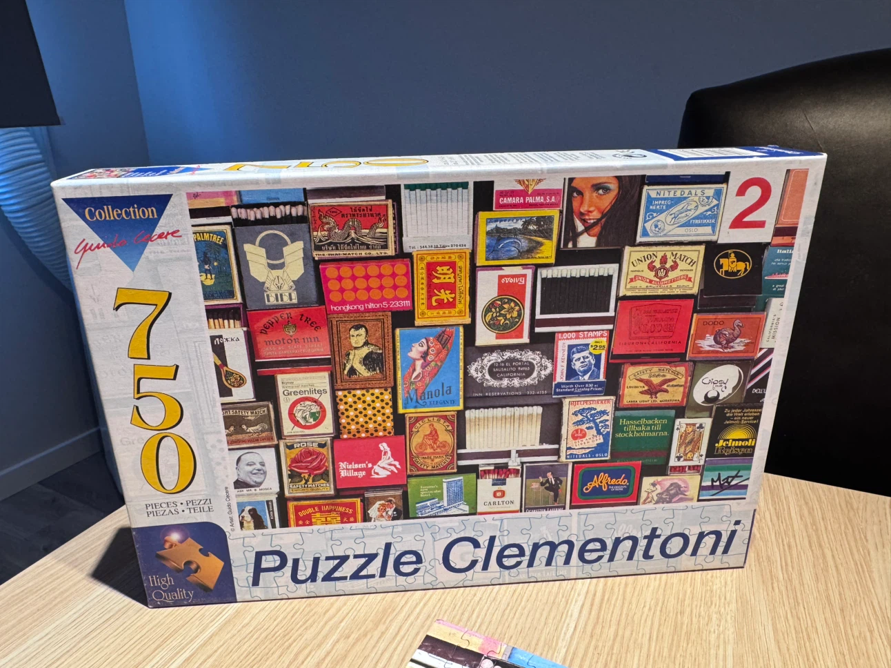 Clementoni 750 Piece Matchbox Collection Puzzle