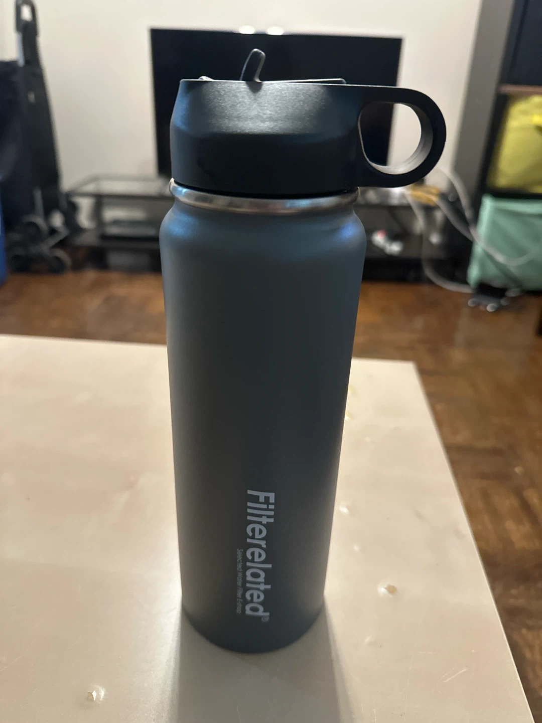 Filterelated Grey Insulated Water Bottle
