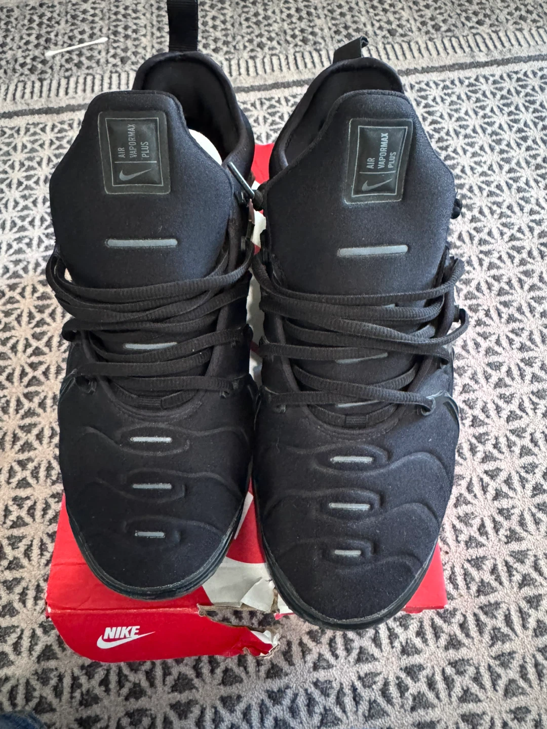 Nike Air VaporMax Plus Triple Black US 9(2019)