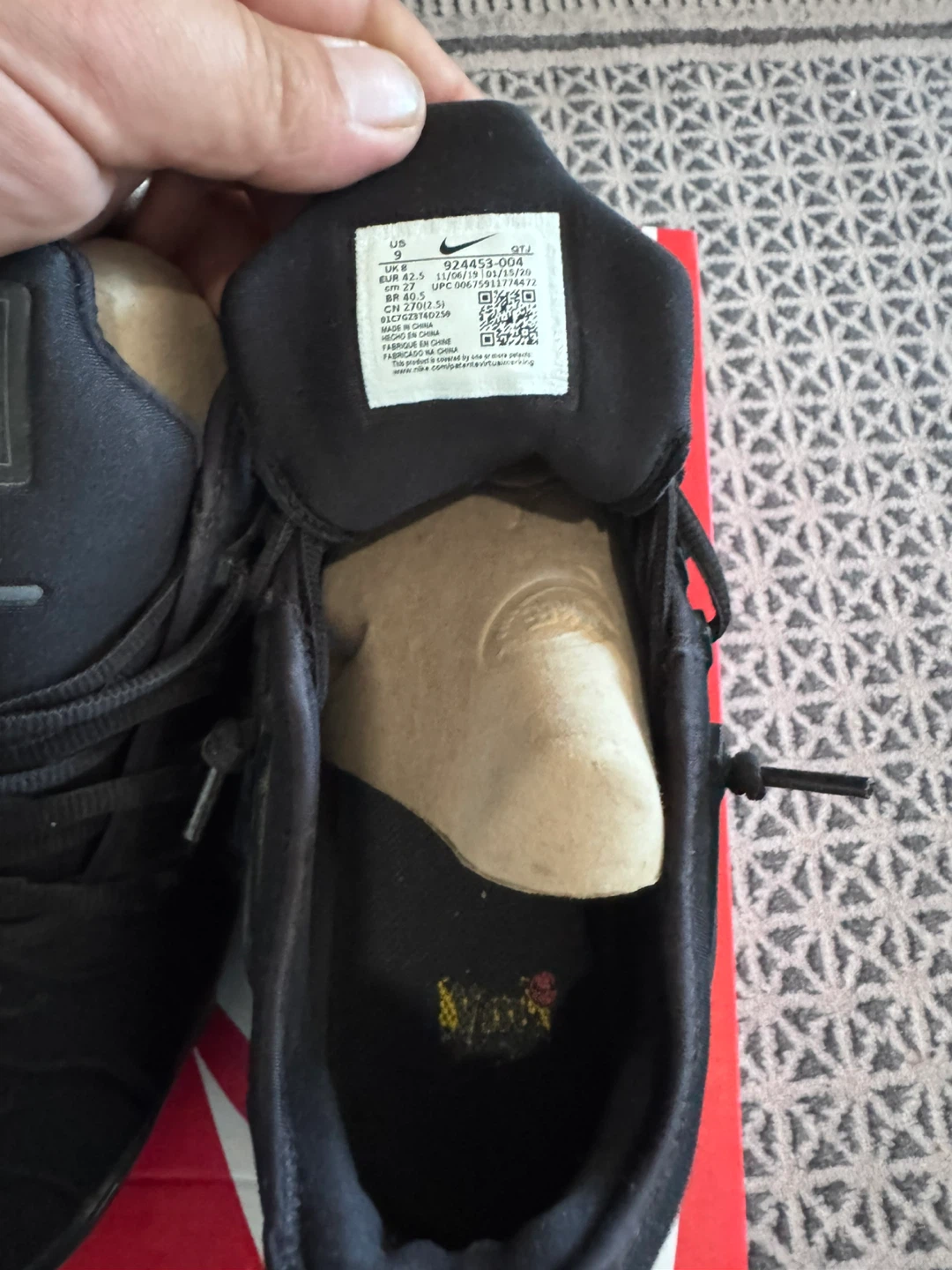 Nike Air VaporMax Plus Triple Black US 9(2019) - photo 5