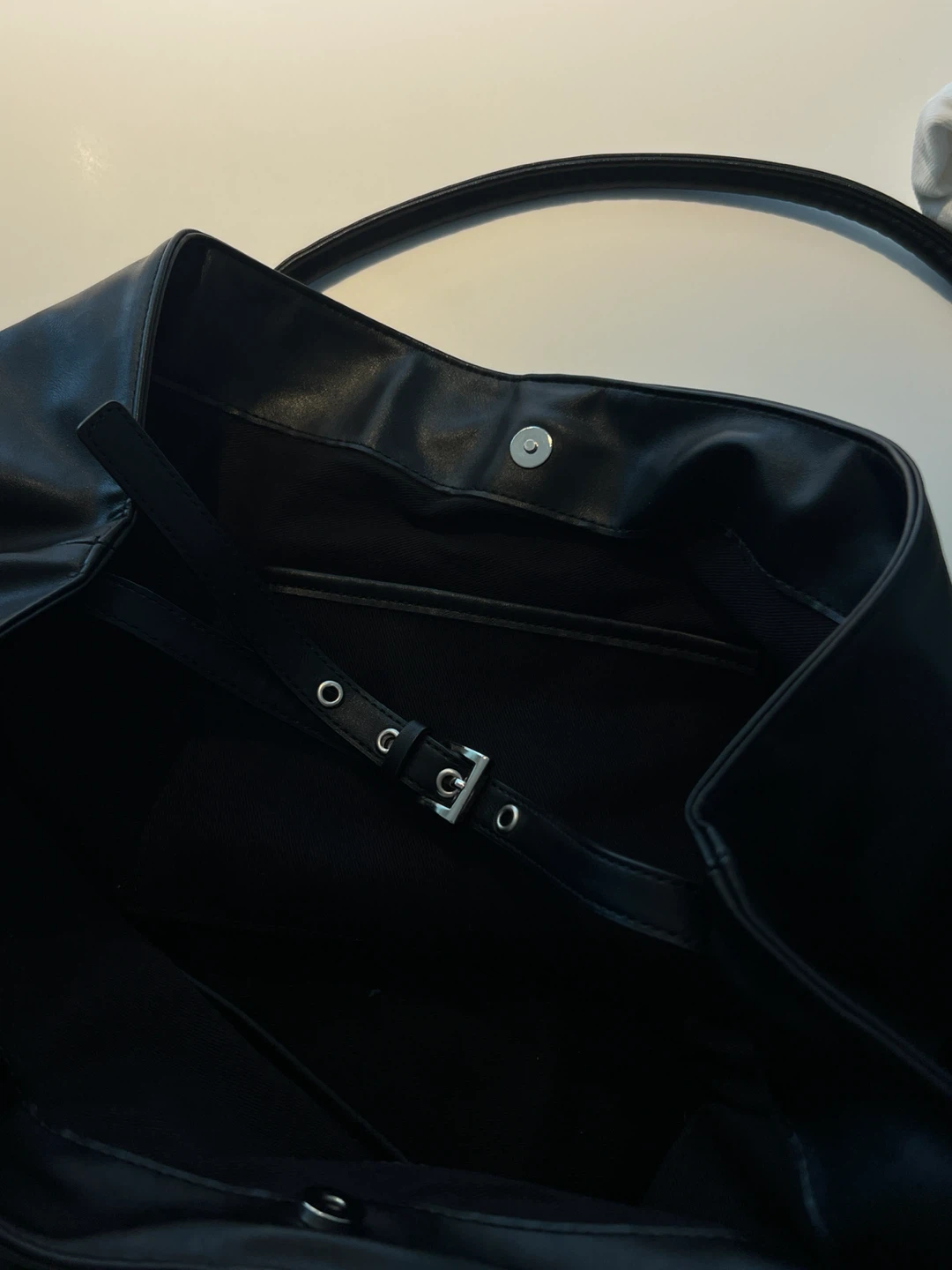 Yeomim Korean brand leather tote bag (y2k) - photo 5