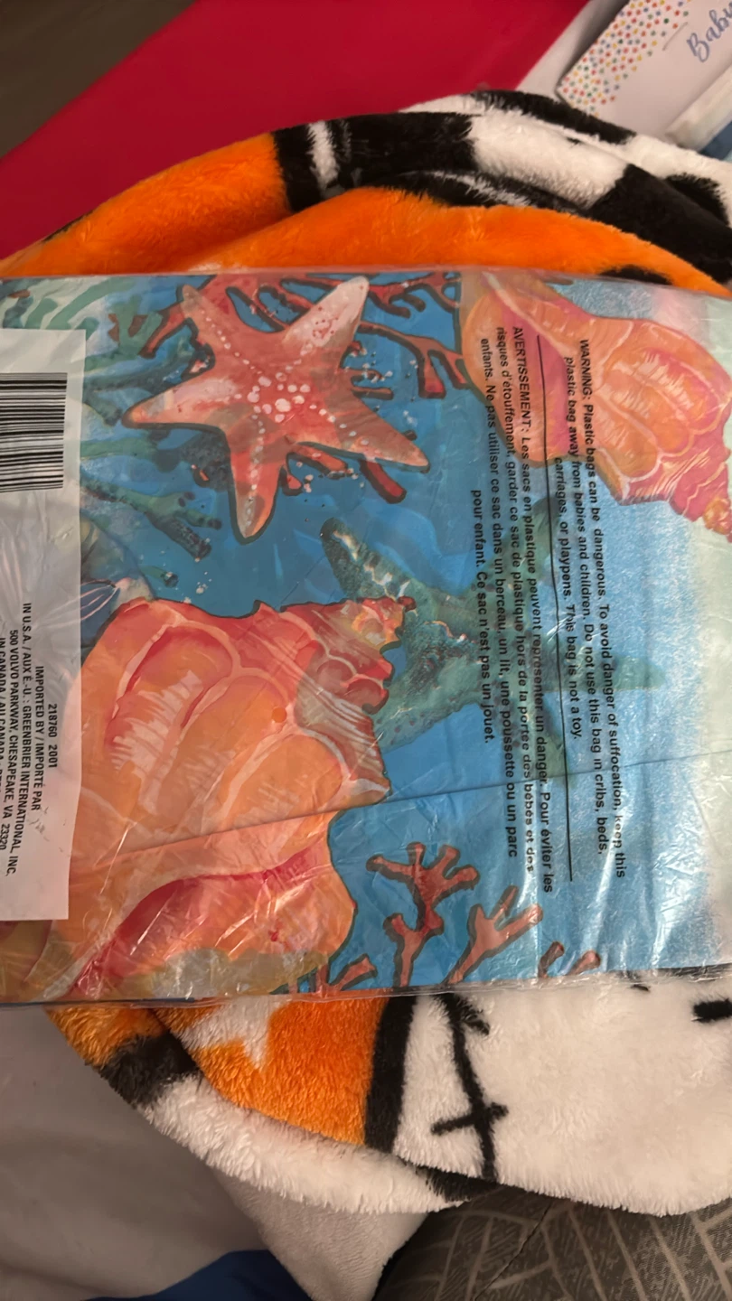 Party! Plastic Table Cover - Beach Shells Design - photo 2