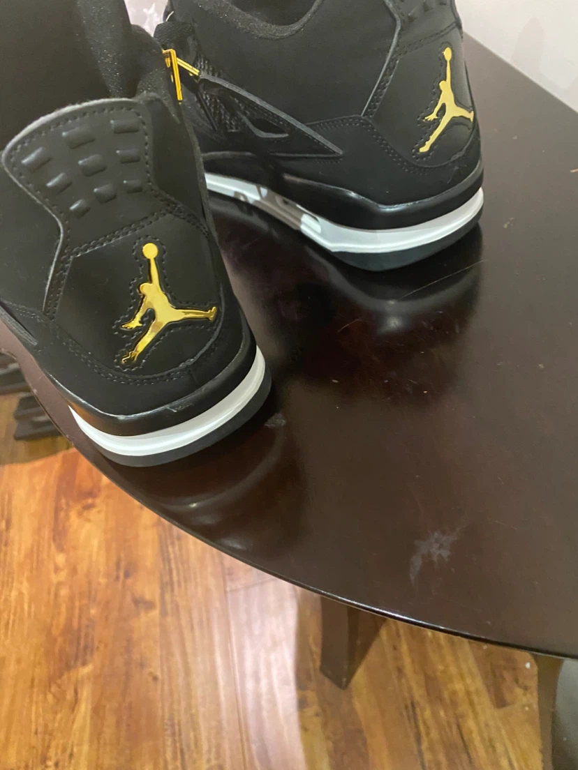 Black Air Jordan 4 Sneakers - photo 4