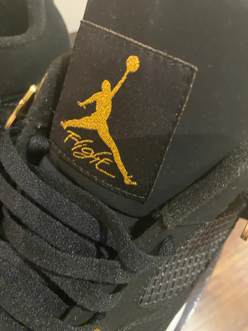 Black Air Jordan 4 Sneakers - photo 5