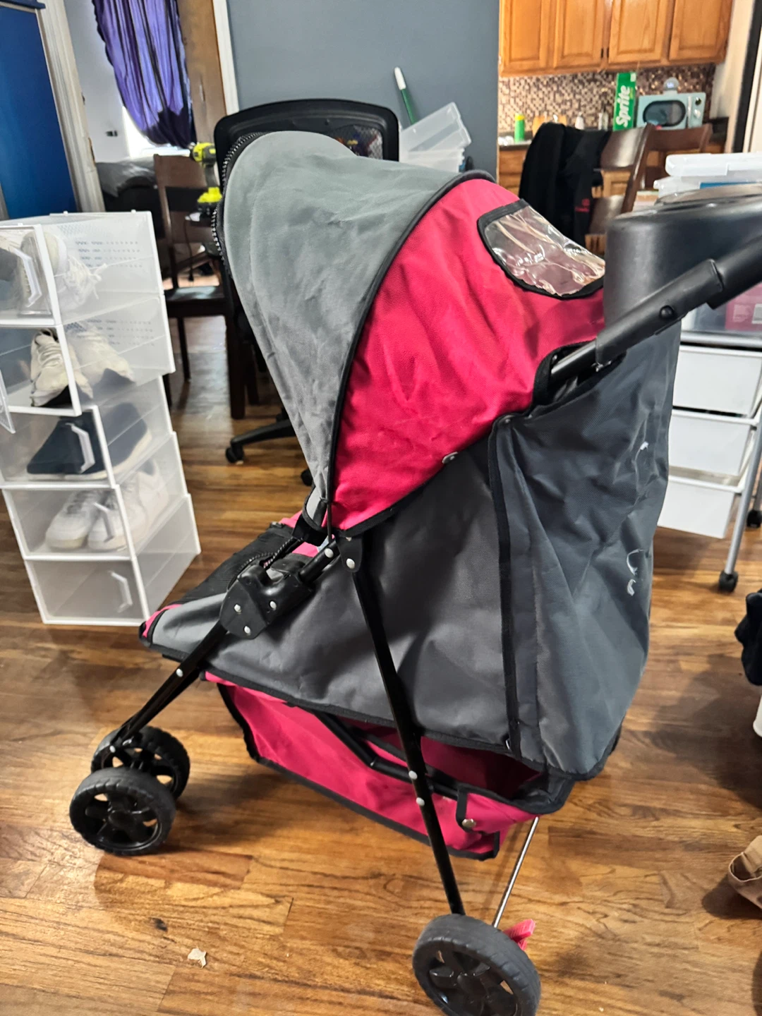 Pet Stroller - Pink and Gray - photo 4