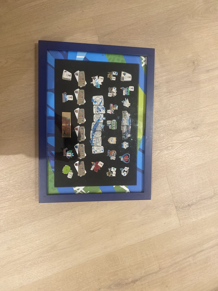 2010 Vancouver Olympics jet set sports pin collection
