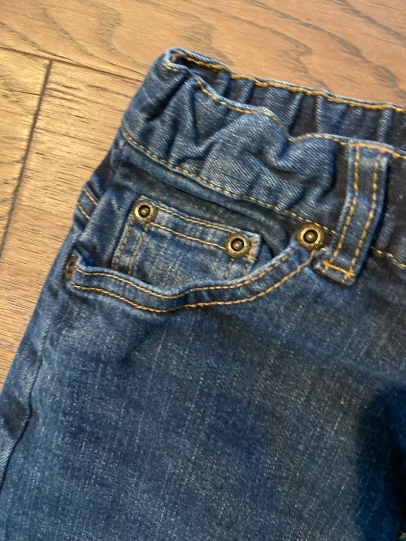 EUC: Boys Slim Fit Joe Fresh Elastic Waist Blue Jeans 8 - photo 4