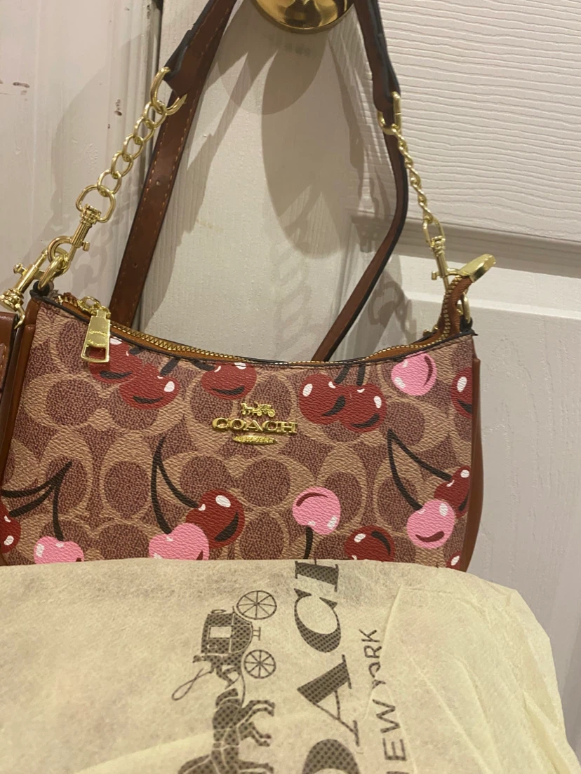 Coach Cherry Print Shoulder Bag - photo 5