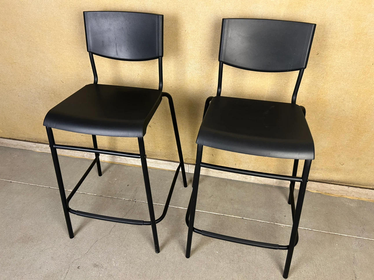 DELIVERY AVAILABLE! 2 IKEA STIG BAR STOOLS FOR $50!