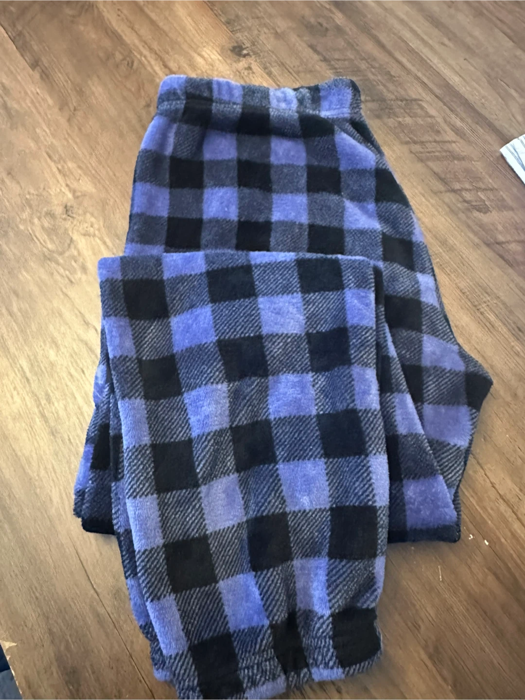 Fleece Plaid Pajama Pants - photo 2