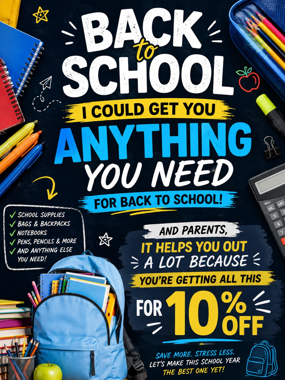 School shopping