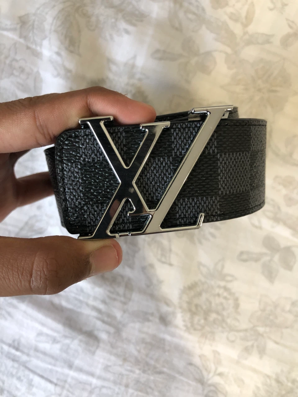 Louis Vuitton Damier Graphite Belt