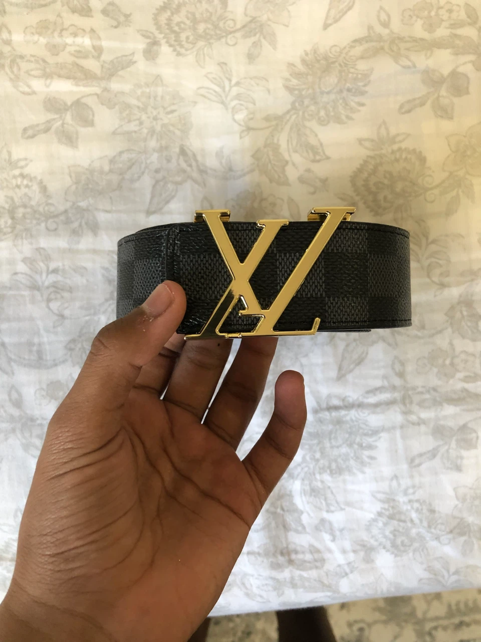 Louis Vuitton Damier Graphite Belt