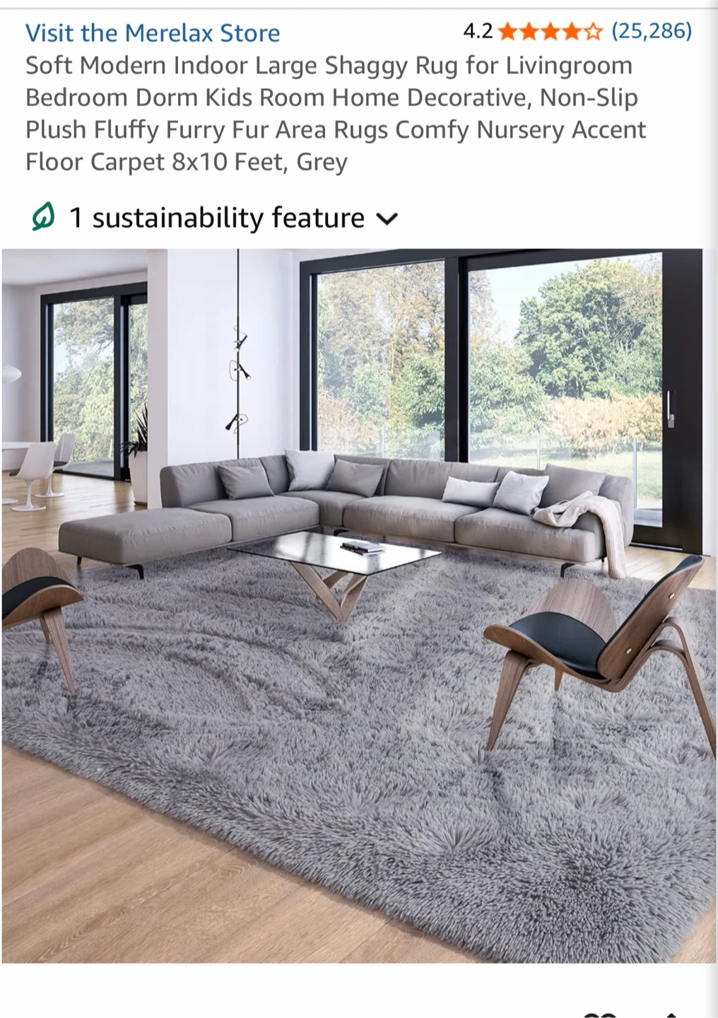 Grey rug