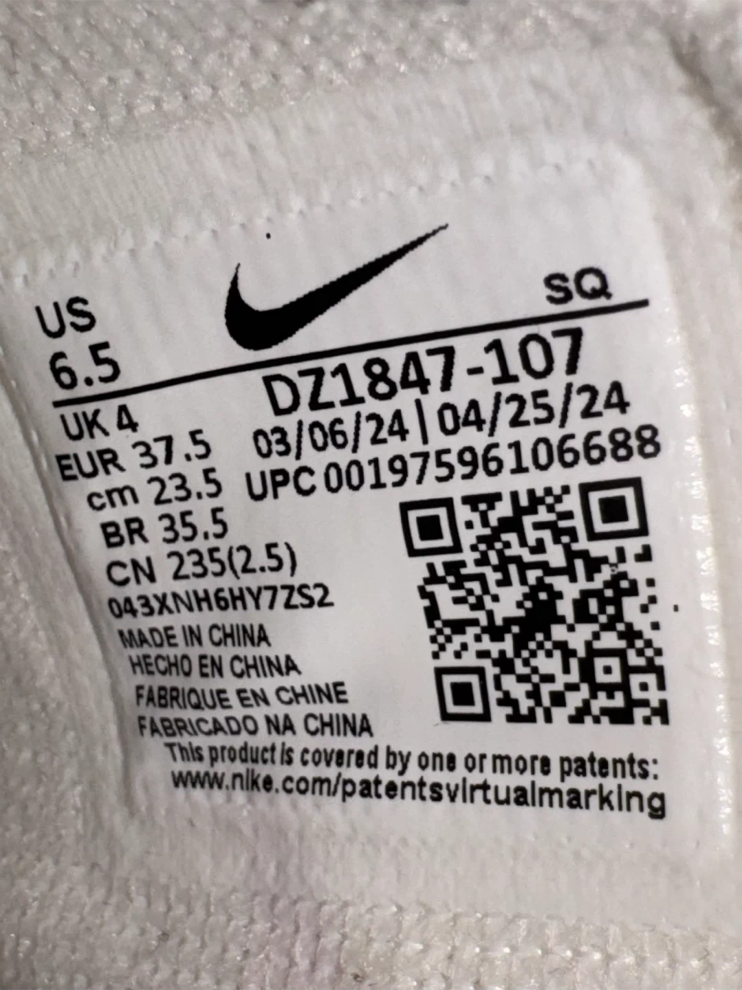 Nike Air Force 1 Shadow US 6.5 - photo 4
