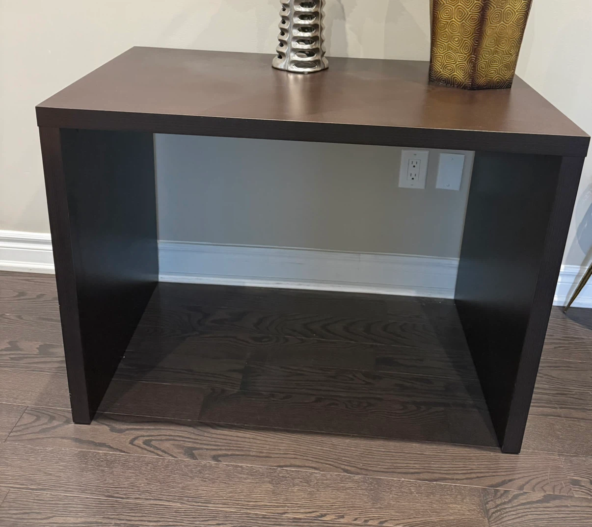 IKEA Malm occasional table in dark brown